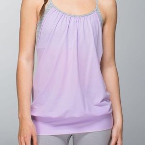 Lululemon no limits sz 6 pretty purple/wee are spc